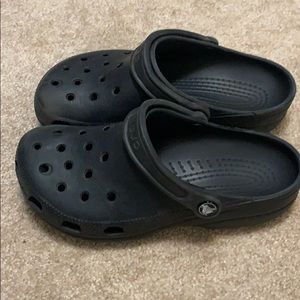 Black Crocs ladies 7